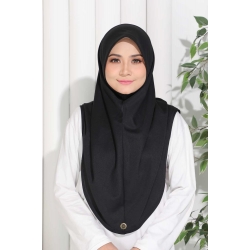 Tudung Adeela Active Size L - Black